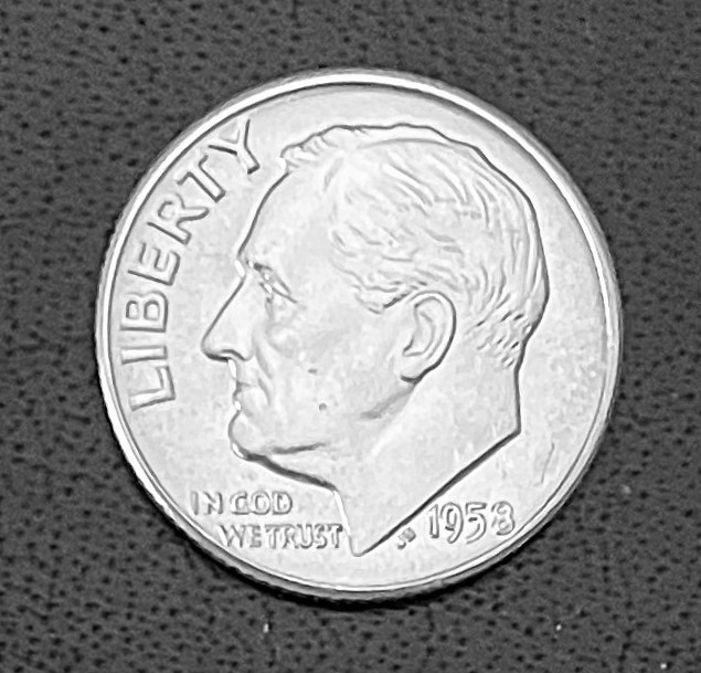 1958-D #4 eb472 BU obv