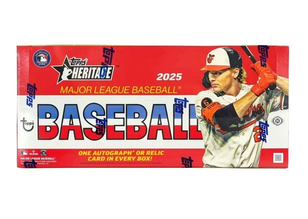 2025 TOPPS HERITAGE BASEBALL HOBBY BOX