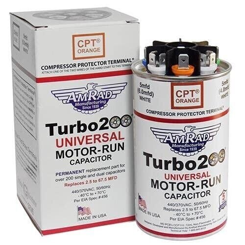 AMRAD Turbo 200 Motor Run Capacitor
