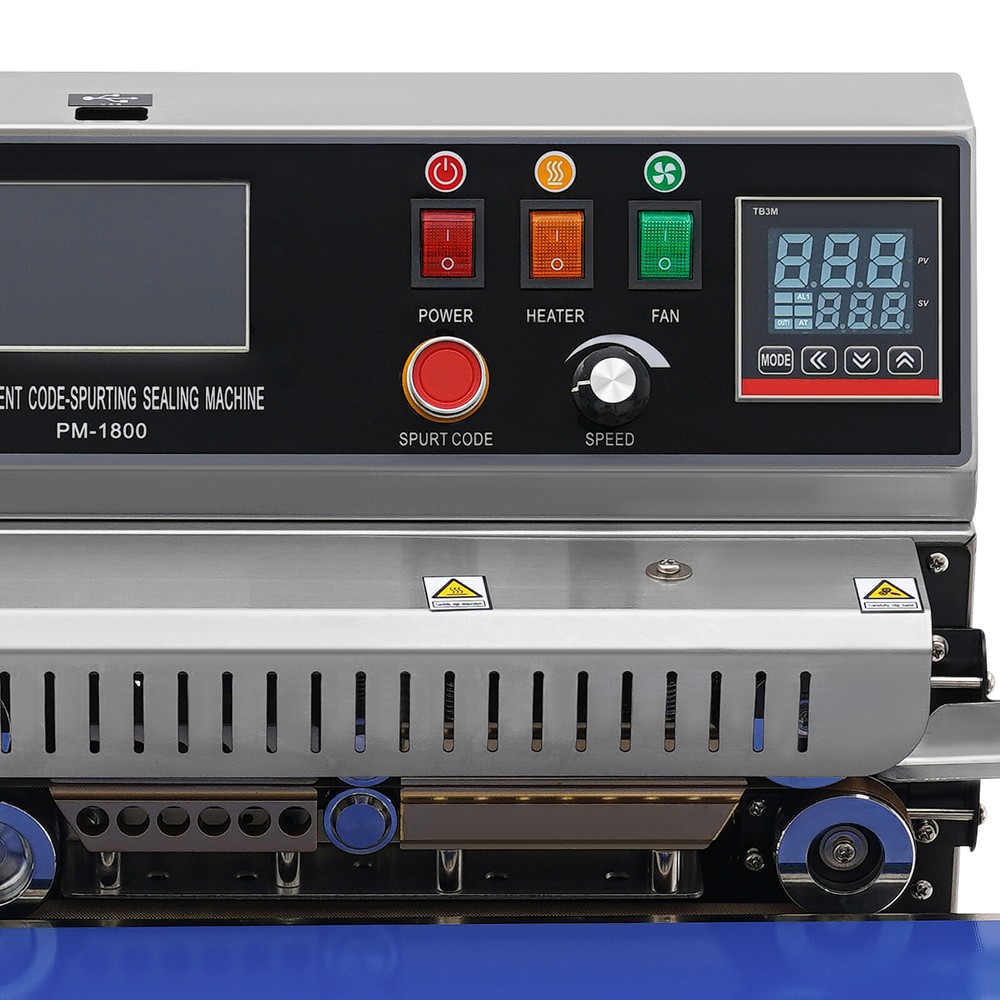Automatic Continuous Sealing Machine with Inkjet Printing Packaging Band Sealer