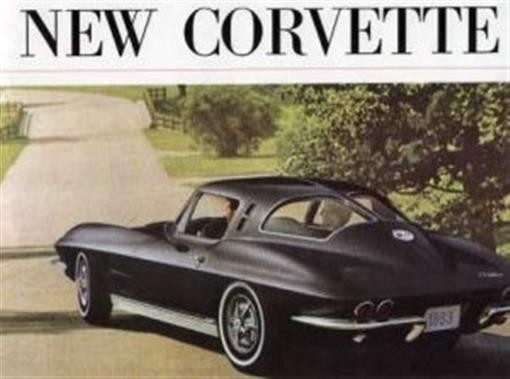 CORVETTE 1963 Sales Brochure 63 Vette