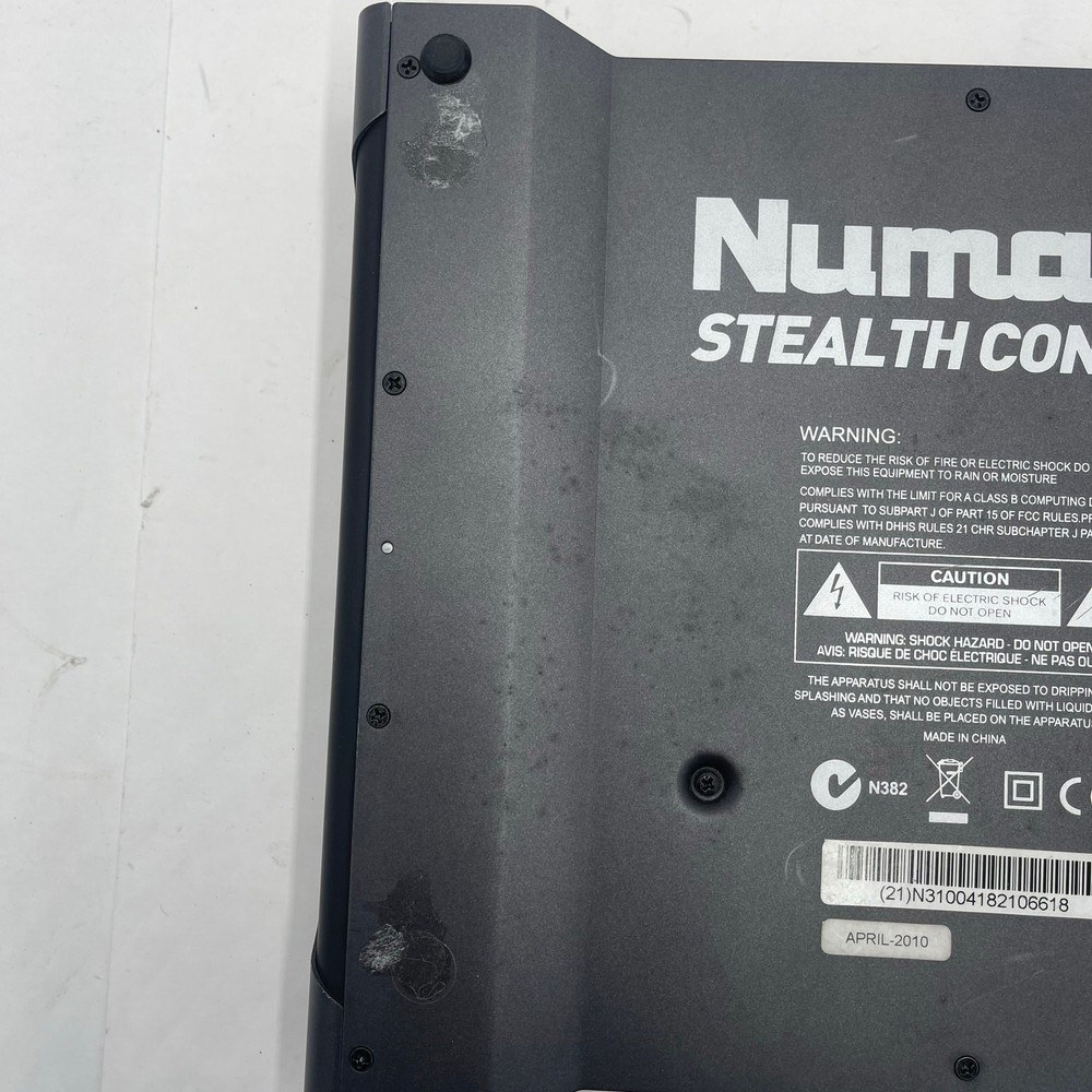 Numark Stealth Control Professional DJ Perfomance Deck Mixer Sound Board *READ*