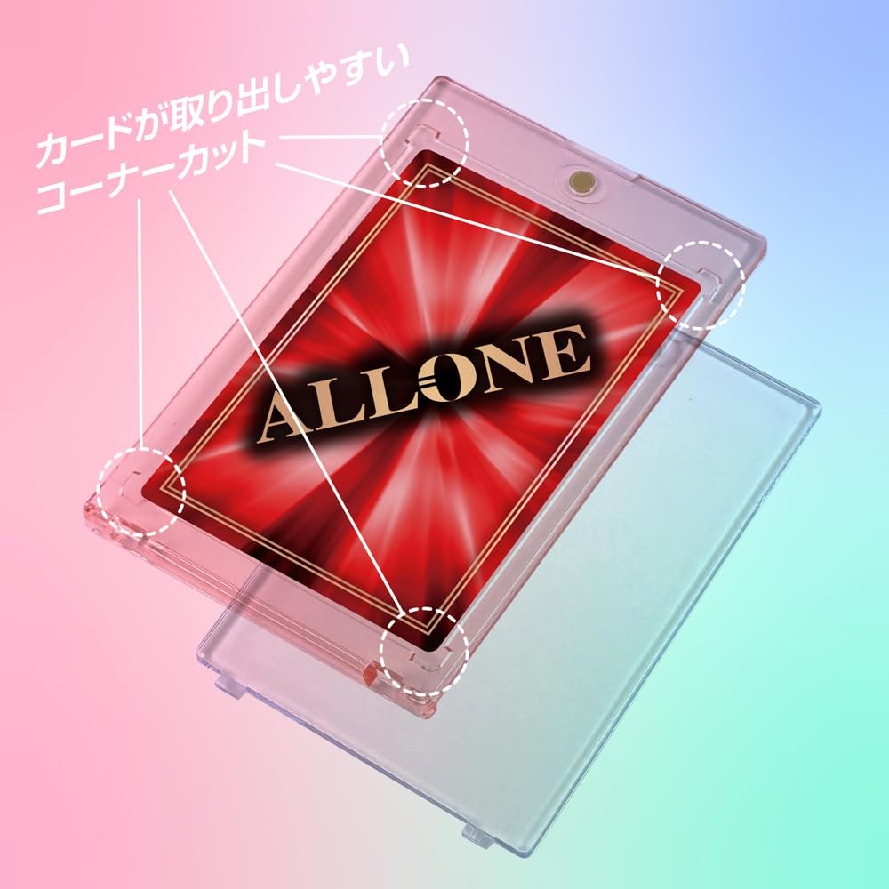 Allone Magnetic Card Loader Pastel Red UV 35PT