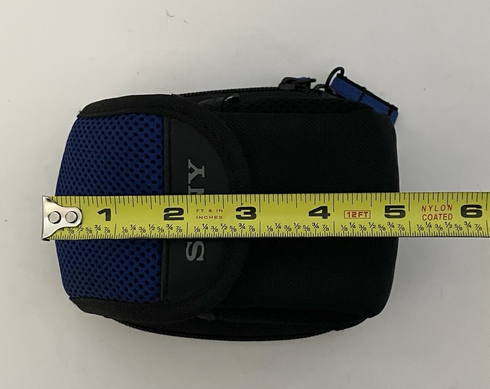 Sony Cyber-Shot Carrying Case Black & Blue Compact Digital Camera