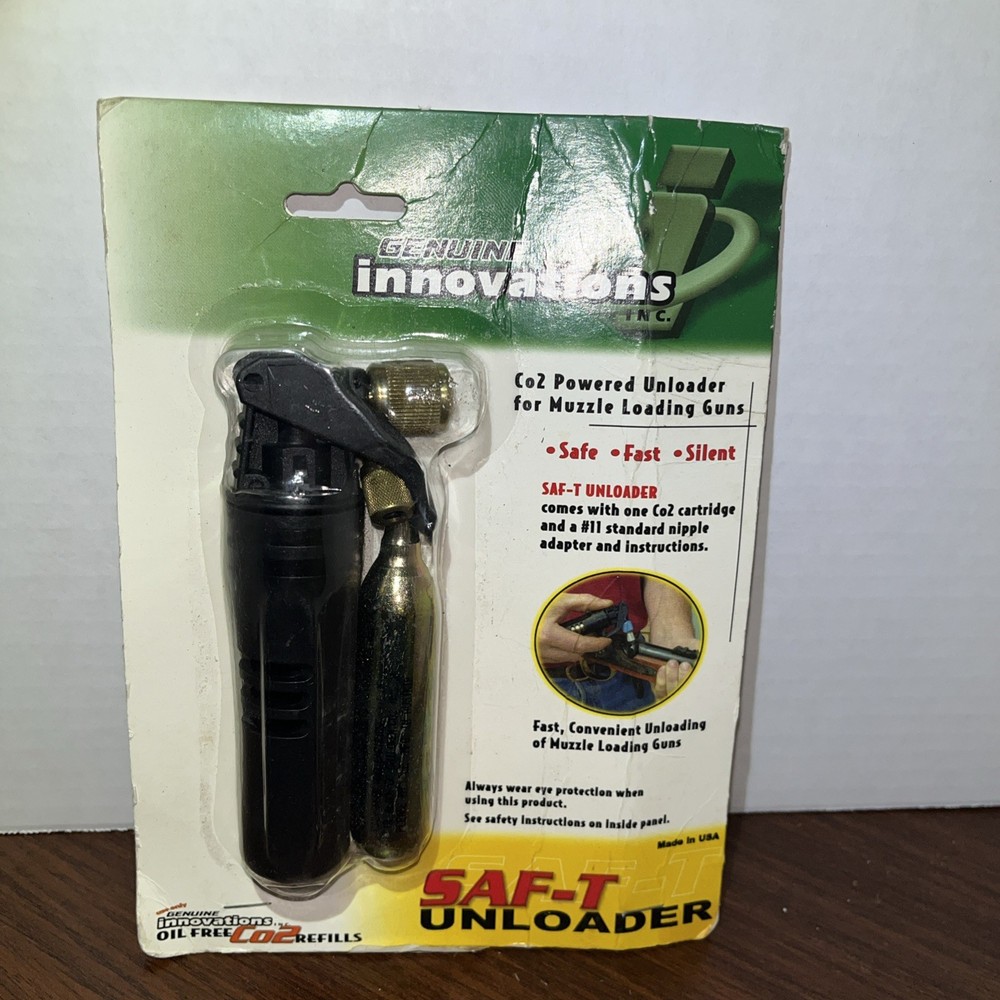 Unloader Co2 Powered For Muzzle Loader SAF-T Remove Projectiles Stuck Ball NEW
