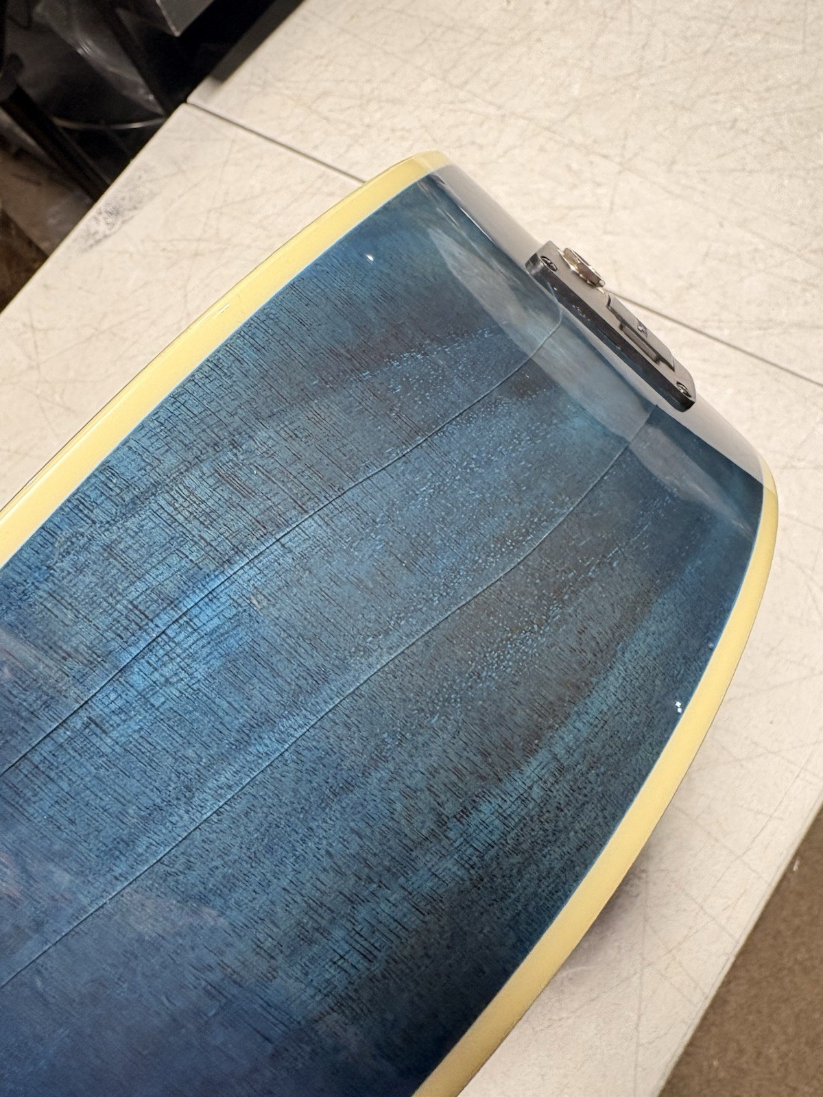 Cort Grand Audoritium Quilted Top Acoustic Electric Guitar Long Finish Cracks