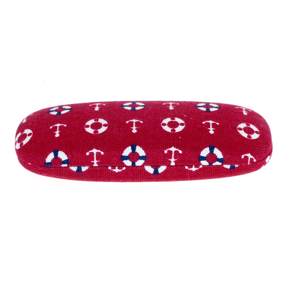 Sunglasses & Glasses Protective Case Sailor Print Fabric Rectangle Hardcase
