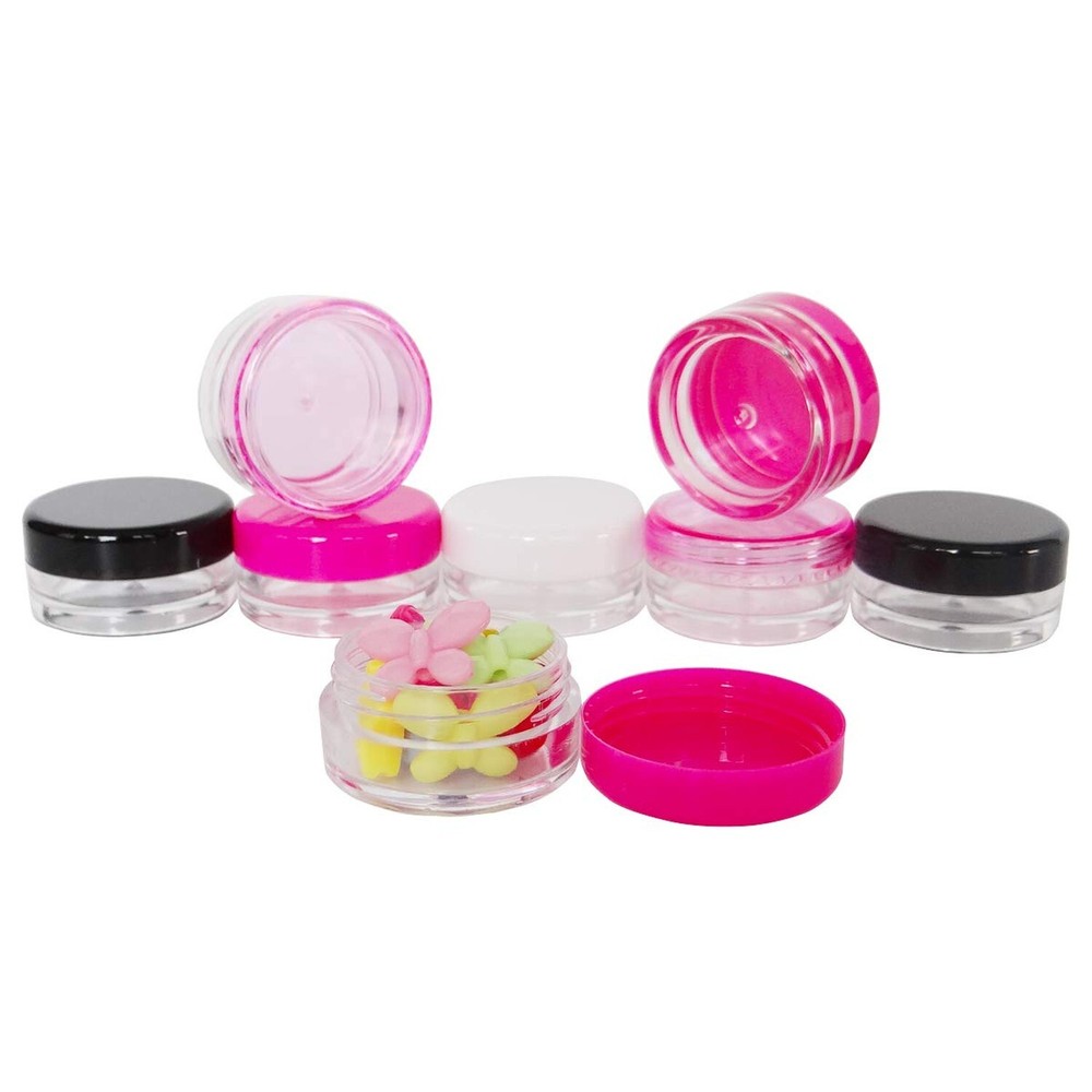 20pack 3g Empty Sample Jars, 3ml Small Cosmetic Container for Makeup Eyeshado...