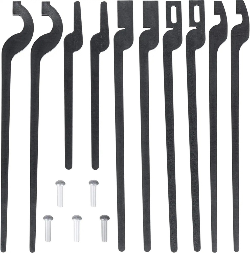 DIY Rapid Blacksmith Tongs Bundle Set With Rivet For Blacksmithing Forging Forge