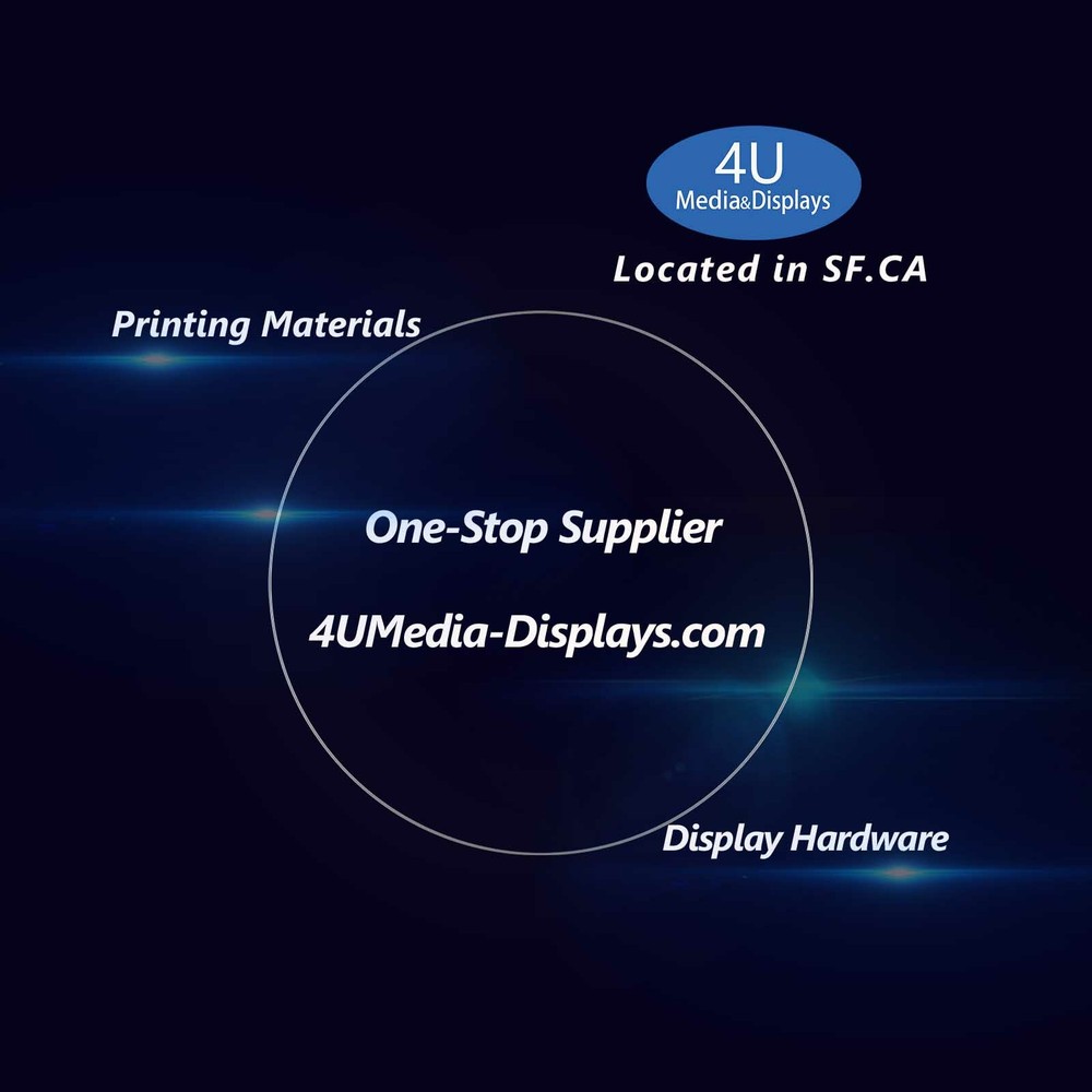 Adjustable Step and Repeat Banner Stand for Web Conferencing Background 8'x12'