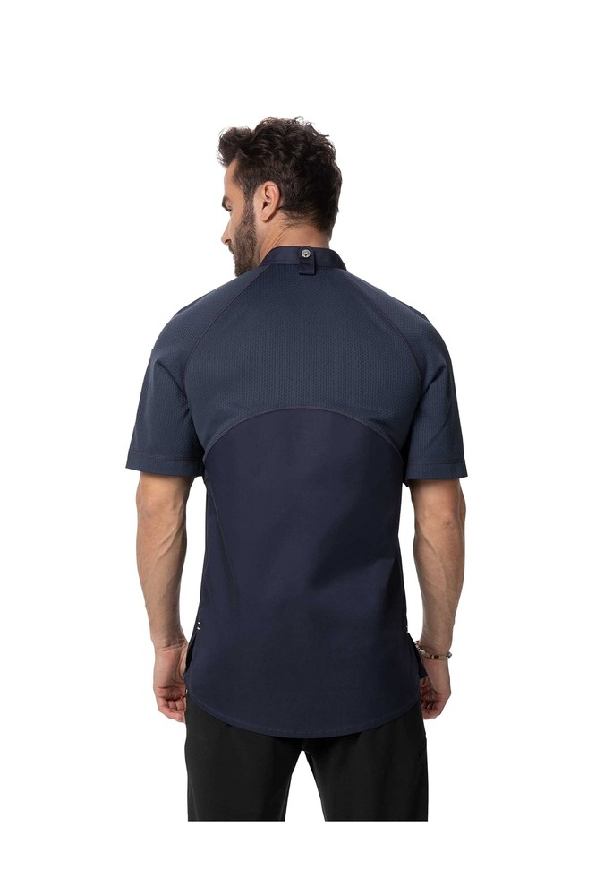 Chef Works mens Varkala Chef Coat Large Grey