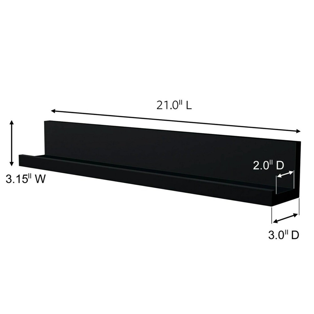 (2 pack) Damage Free Decorating, 1 Ledge and 10 Command Strips
