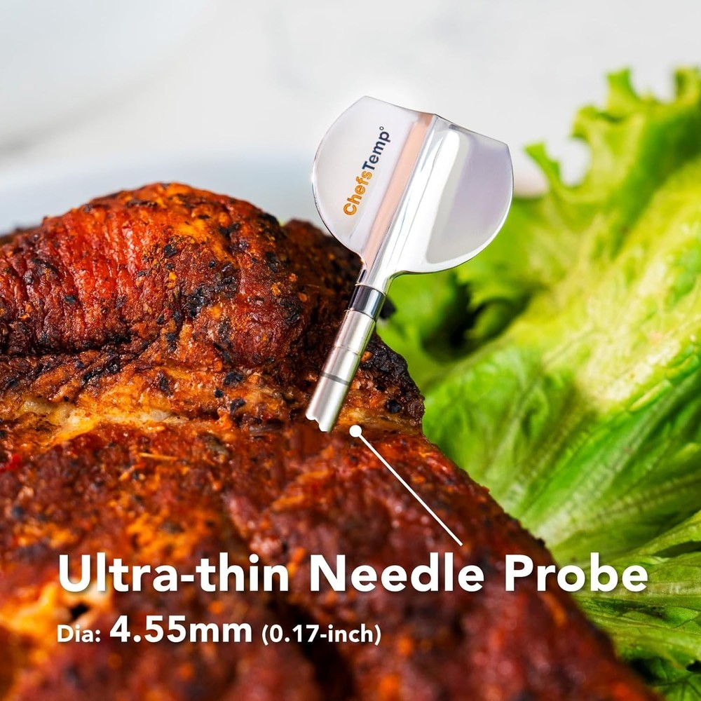 ChefsTemp ProTemp 2 Plus Needle Probe Wireless Meat Thermometer (Stand, 1 Probe)