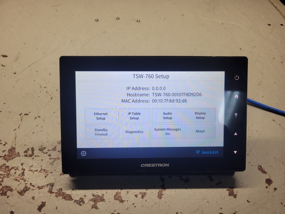 CRESTRON Touch Screen with Stand
