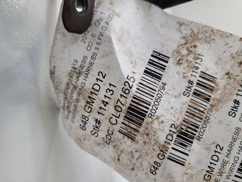 2012 CHEVROLET TRAVERSE Engine Wire Harness