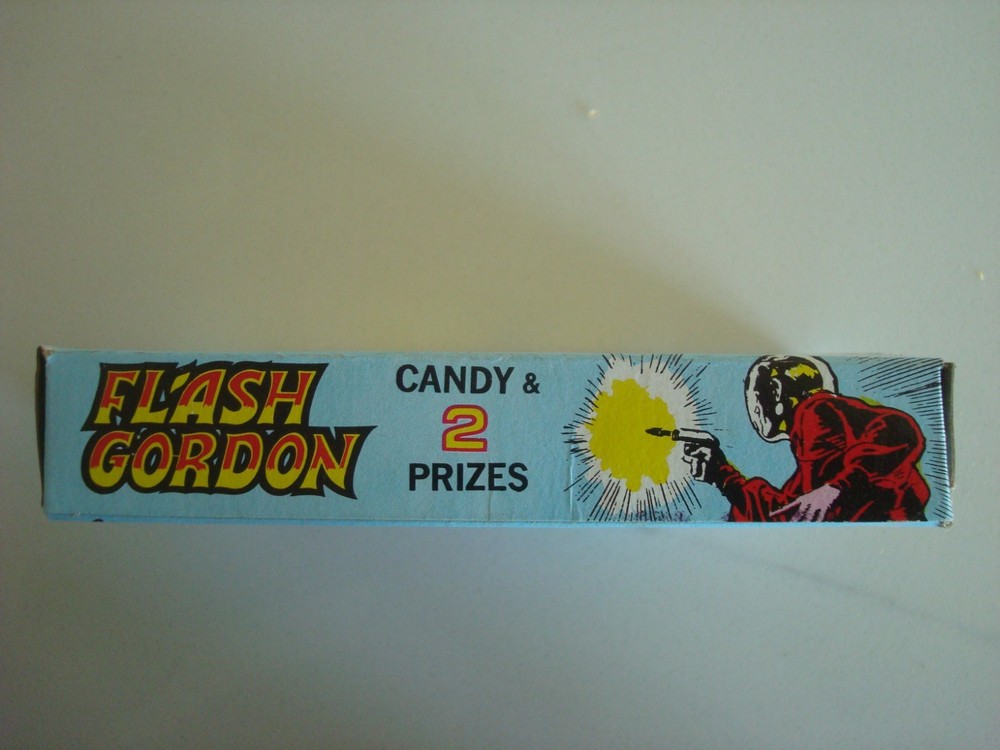 RARE! 1978 FLASH GORDON CANDY & 2 PRIZES EMPTY BOX PHOENIX CANDY Co.
