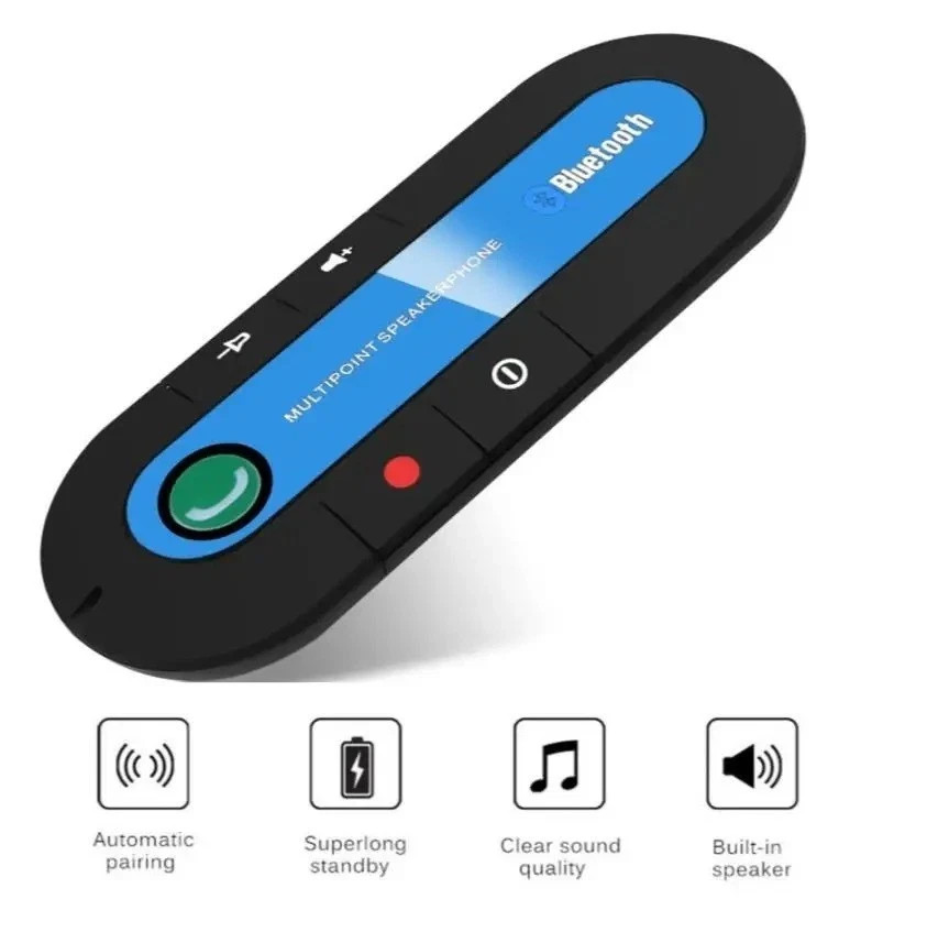 HOt Sale Wireless Handsfree Car Bluetooth Kit 4.1 Sun Visor Bluetooth Speaker