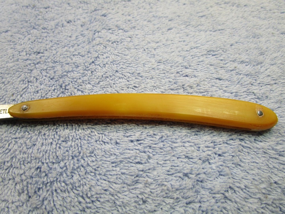 Manganes Cold Beetle Straight Razor & Box 160-6F
