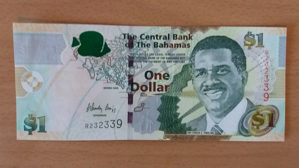 Bahamas 1 dollar 2008 UNC!!