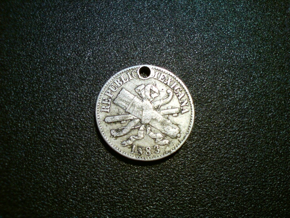 1883 MEXICO 1 CENTAVO COIN
