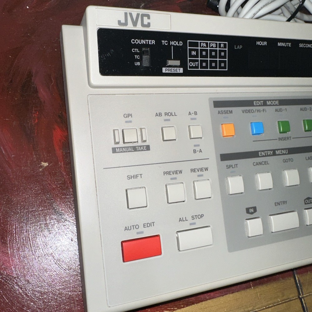 JVC Model RM-G805U Video Editing Controller with Original Box and Manual