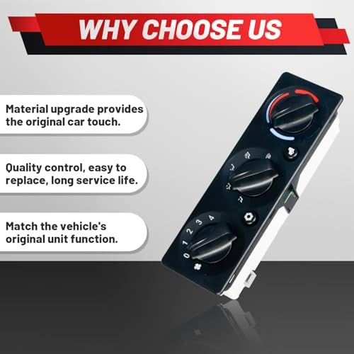 Upgraded AC Heater Climate Control Module Compatible with Peterbilt Trucks 337