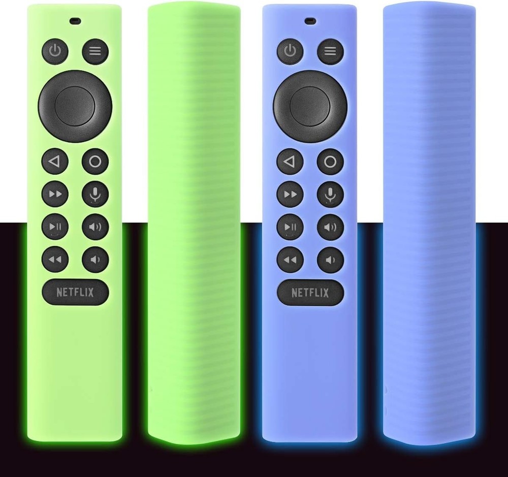 [2 Pack] Silicone Protective Cover for NVIDIA Shield GlowBlue & Glowgreen