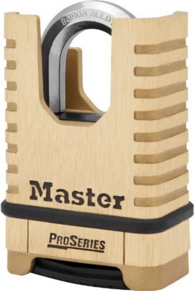 Master Lock 1177D ProSeries Brass Combination Padlock 2-1/4in Resettable