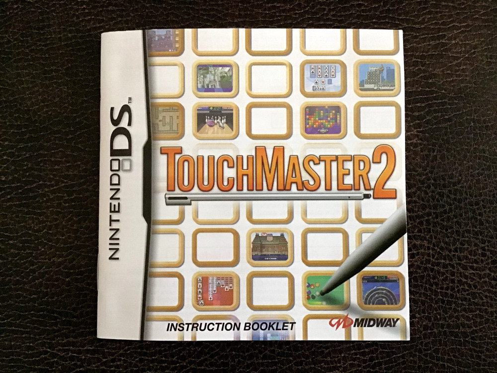 TouchMaster 2 (2008) - Nintendo DS NDS - Manual