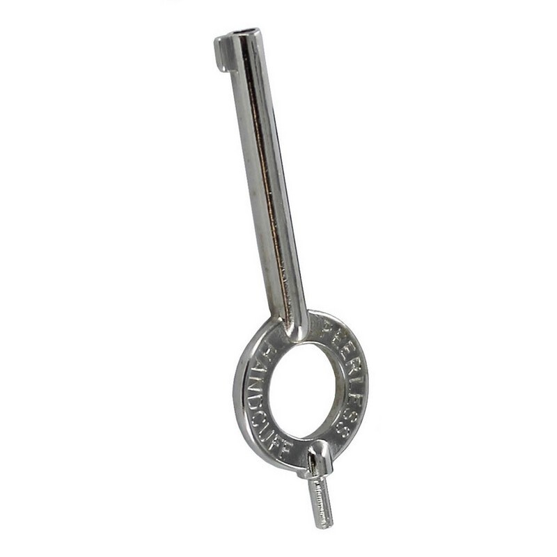 Peerless Model 4100 Standard Handcuff Key, Nickel