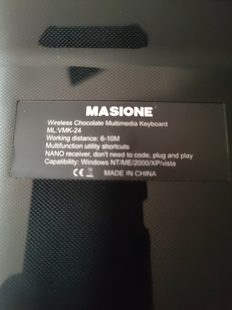 ! Awesome! Masione wireless Keyboard