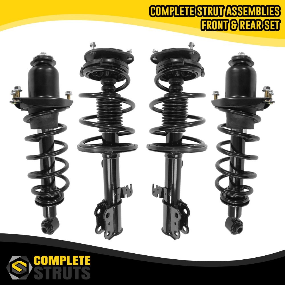 Front & Rear Complete Strut & Coil Spring Assemblies for 2000-2005 Toyota Celica