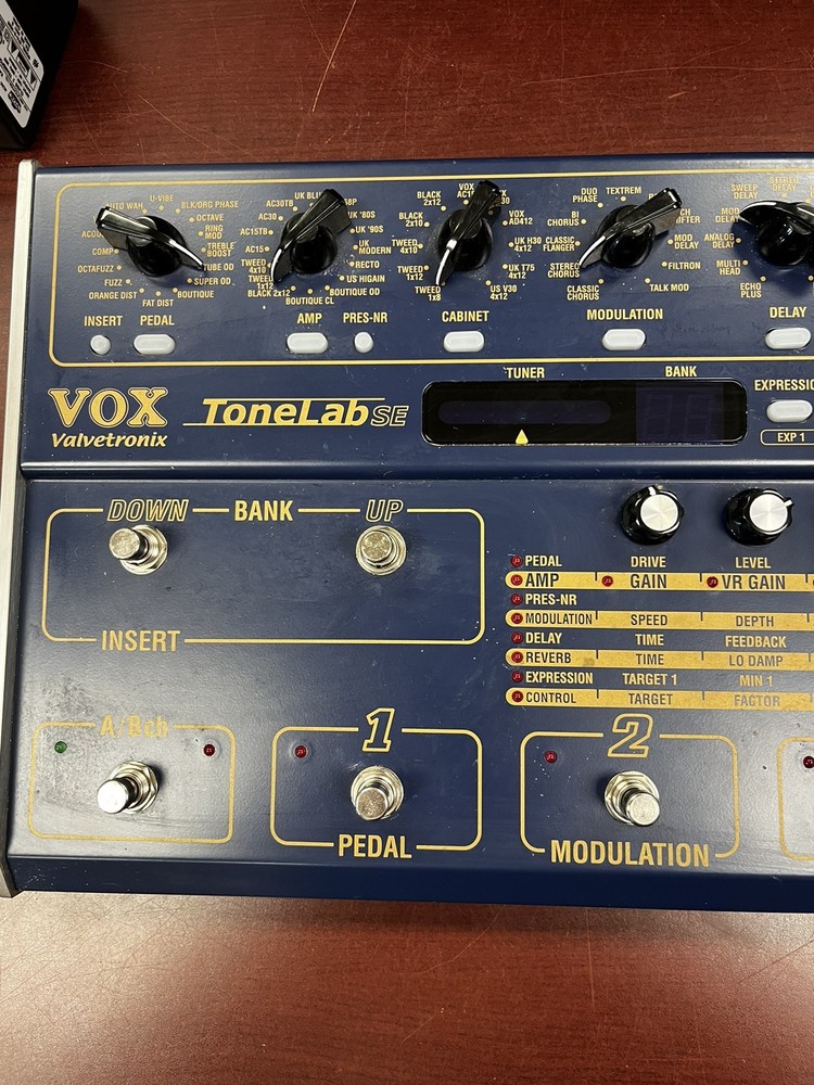 VOX ToneLab SE Multi-Effects Processor Pedal W/ Bag