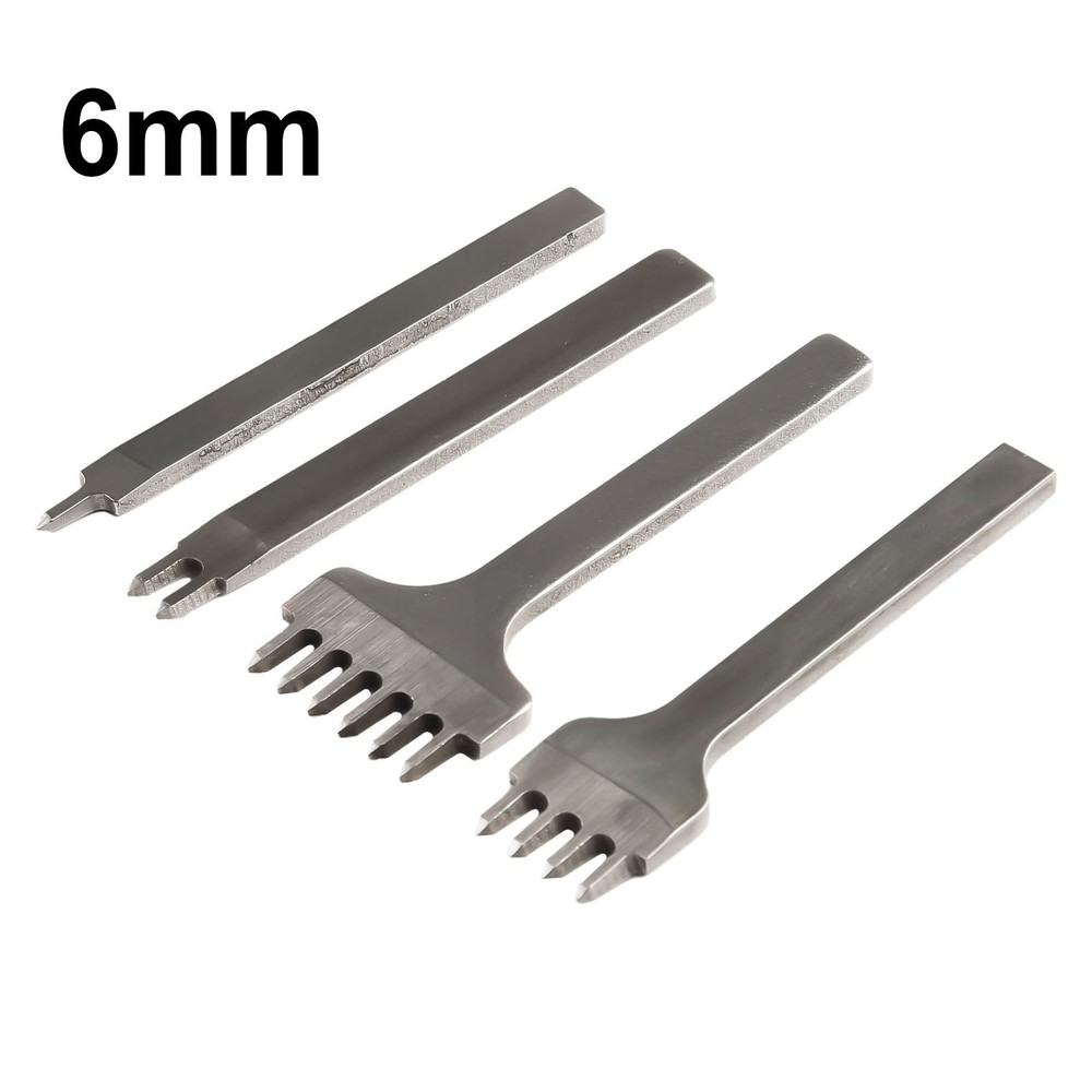 Professional Hole Punch Tool for Leather Craft Pricking Iron Stitching Chisel