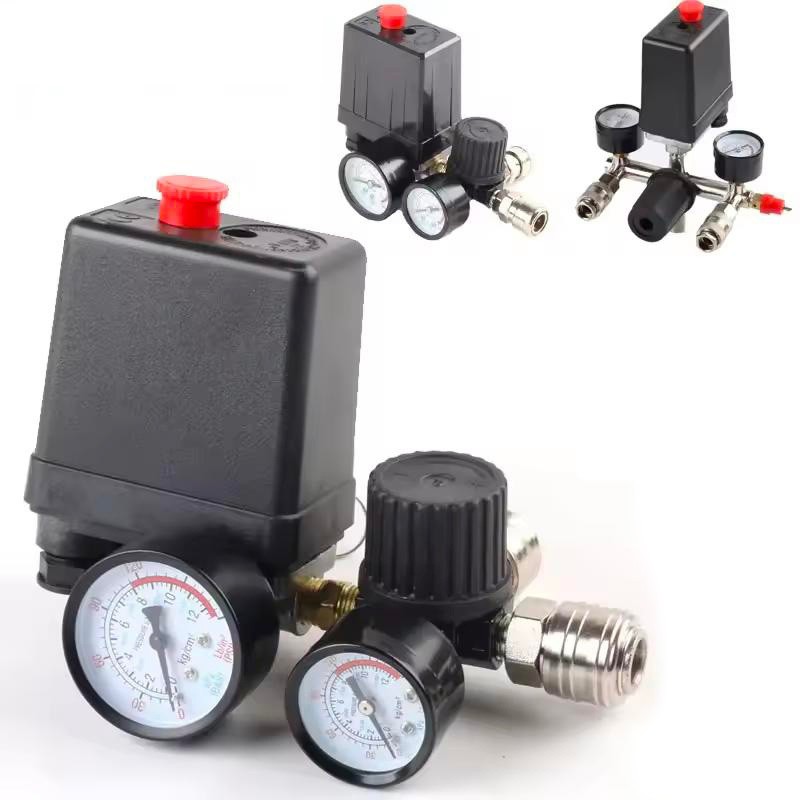 250A Air Compressor Pressure Switch Control Valve 90-120PSI Pressure Regulator