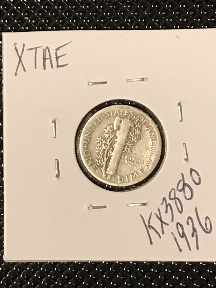 1936 Mercury Dime VG+
