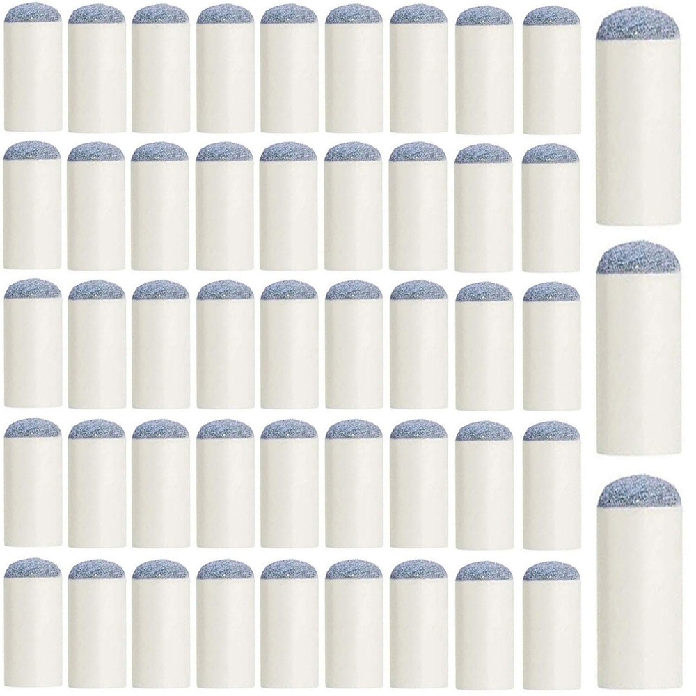 50 pieces 13mm billiard cue tips, sliding replacement tips