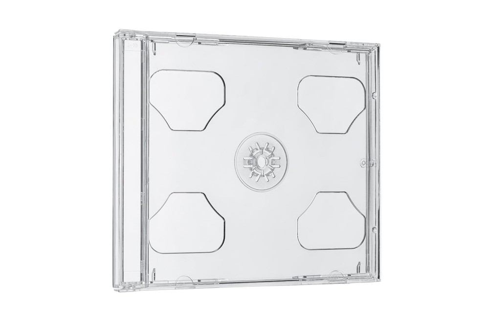 10 STANDARD Clear Double CD Jewel Case