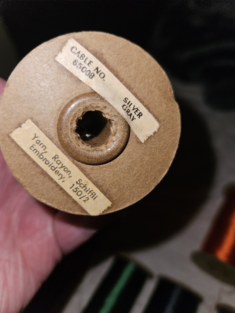 Lot 11 Vtg Large Spools Rayon Machine Embroidery Thread