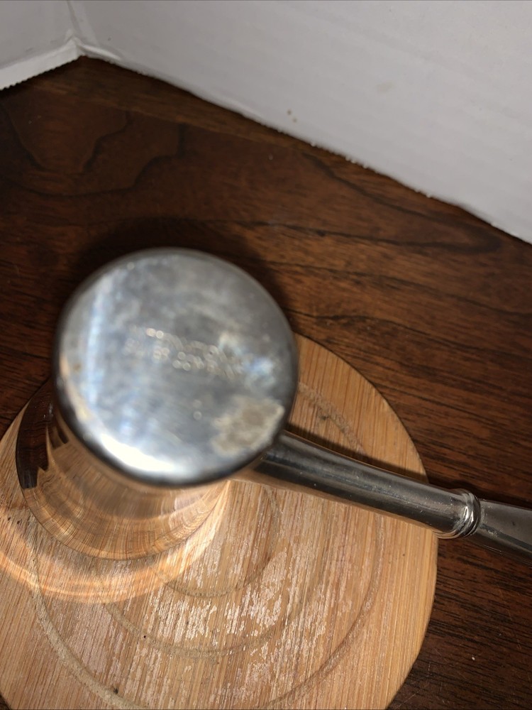 Vintage International Silver Company Silver Plated Heavy Jigger,Royal Plume