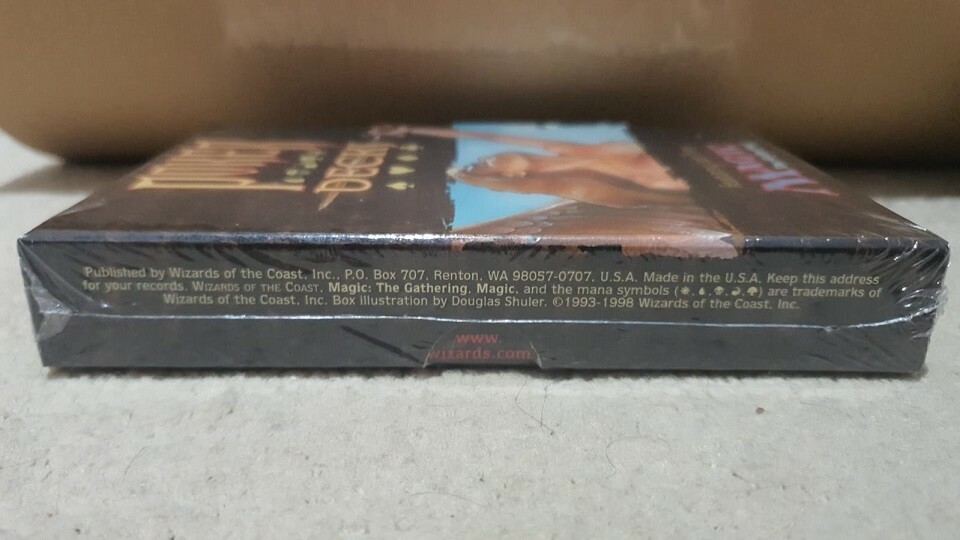 Wizards of the Coast 1998 MTG Poker Decks Factory Sealed