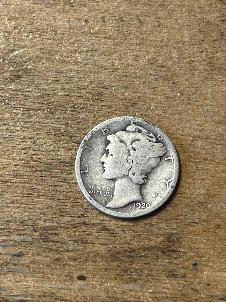 1920 Mercury Dime G+