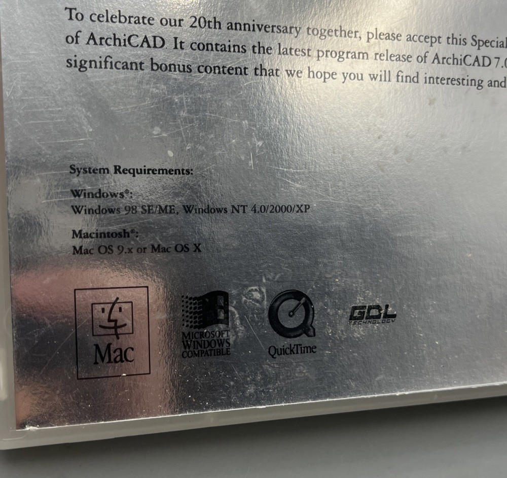 Graphisoft ARCHICAD 7.0 For Windows & Mac - See Pics For Specs