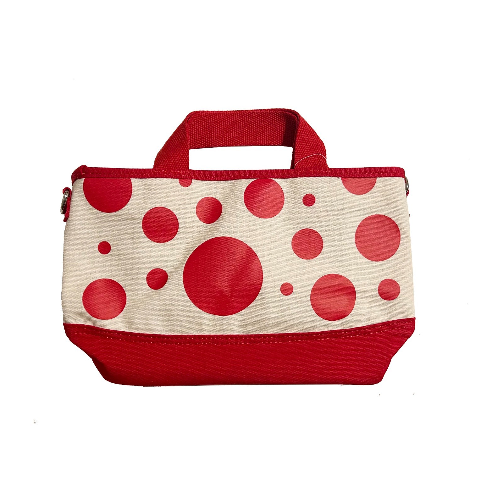 Disney Minnie Mouse XOXO Canvas Crossbody Bag Red Polka Dot