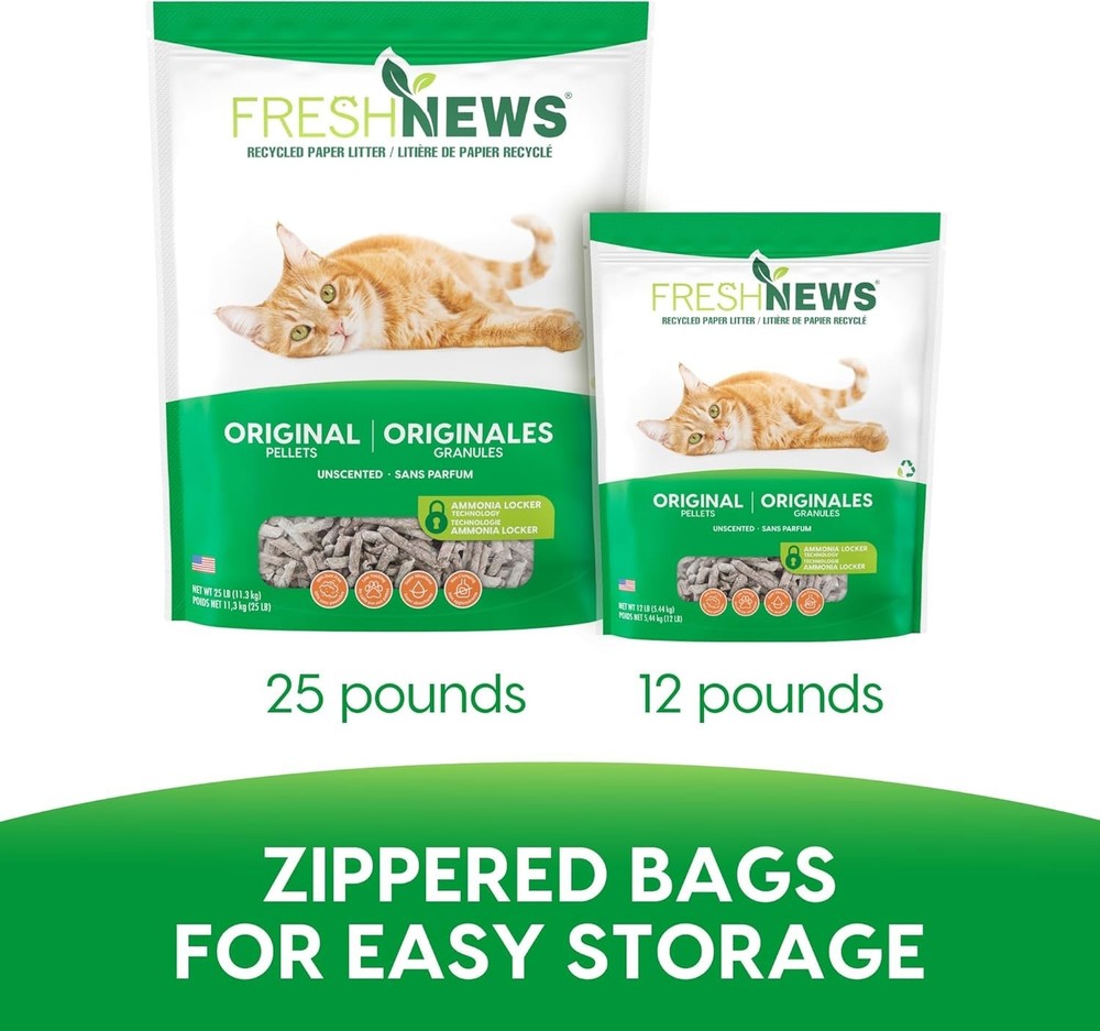Biodegradable 25lb Cat Litter Pellets