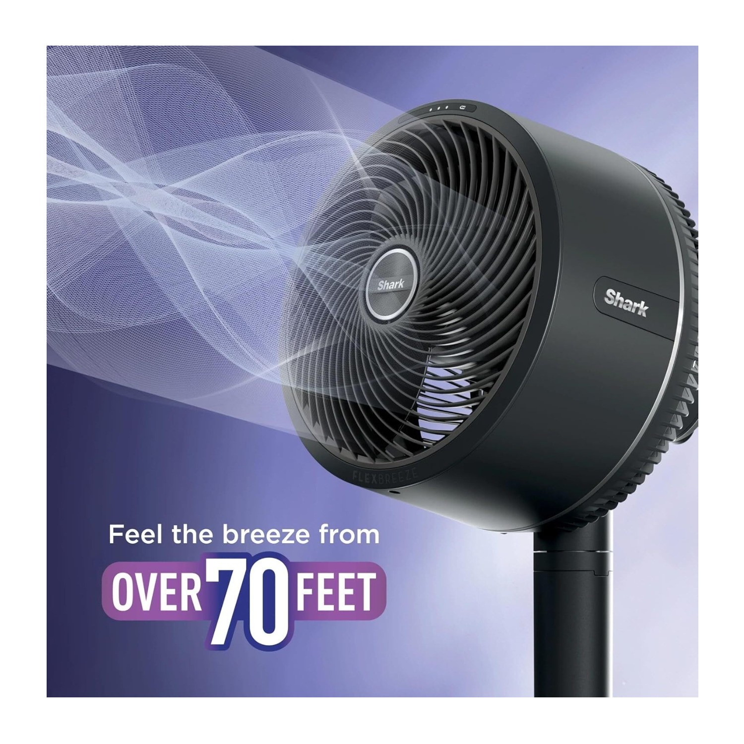 Shark FlexBreeze Indoor Outdoor Fan with Pedestal Base and Remote