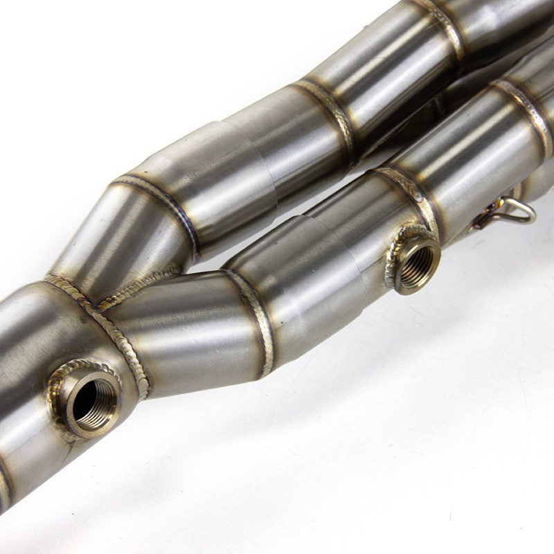 For Kawasaki Ninja ZX6R ZX636 2009-2025 Full Exhaust System Header Muffler Pipe