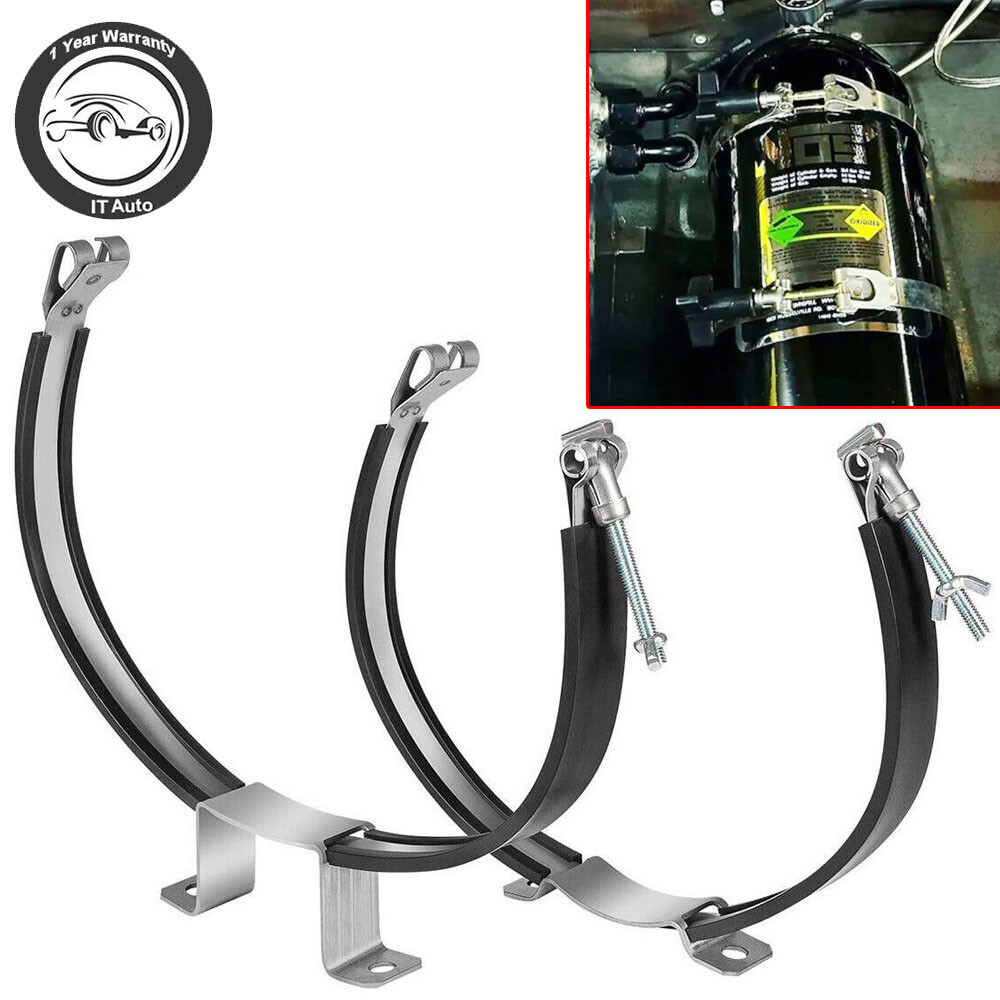 82013 Nitrous Oxide Padded Adjustable Quick Release 10-15 Lb Bottle Bracket Kit