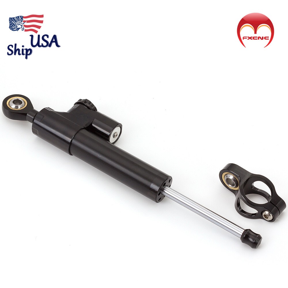 Motorcycle Steering Damper Stabilizer Linear Reversed Safe Control Universal