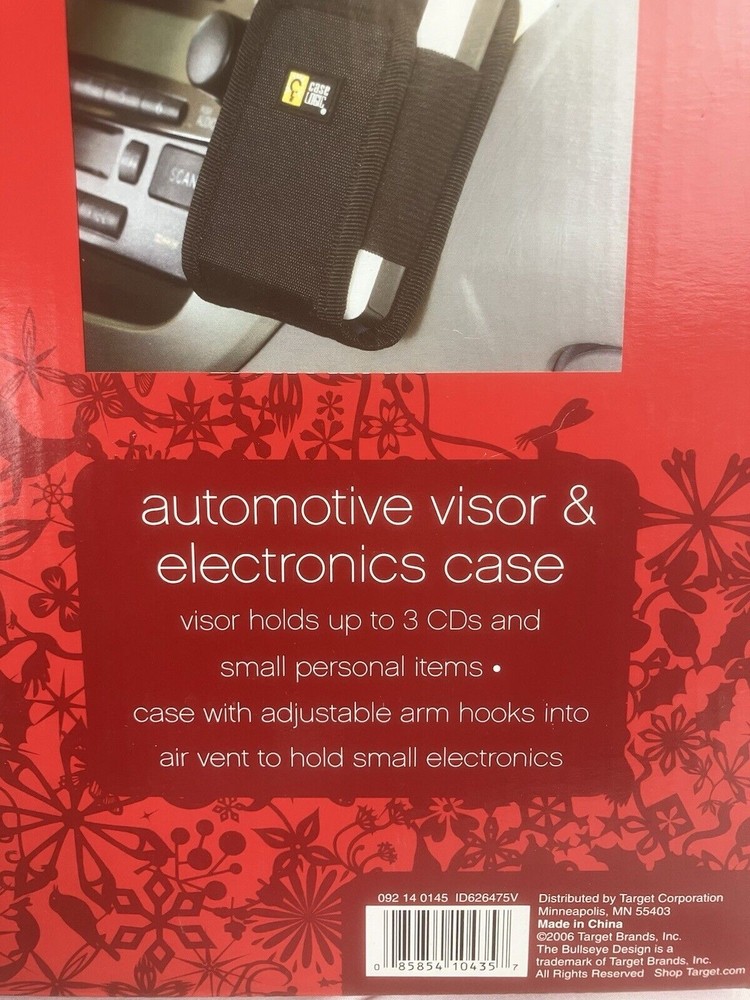 Car Sun Visor Organizer & CD Holder & Electronics Case Target Brand New